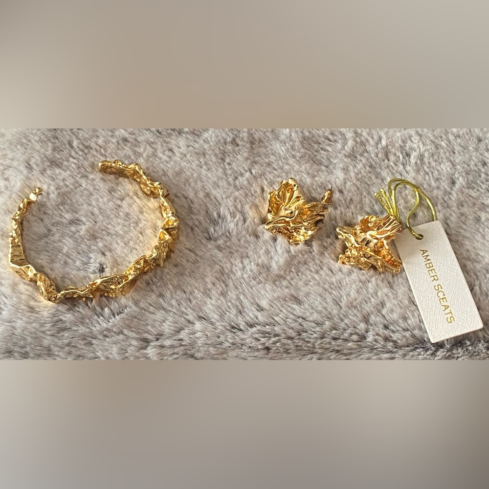 Amber Sceats-Emery Cuff & Reese Earrings Set (0226)